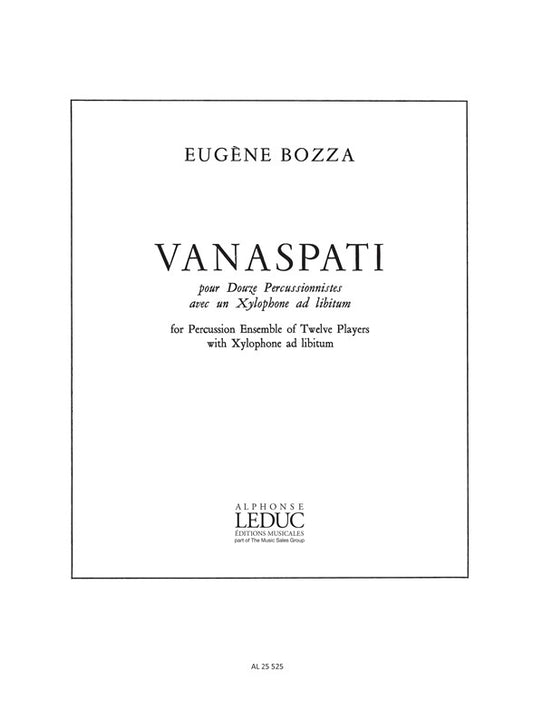 Vanaspati | Eugène Bozza | Ensemble de percussions | Partition