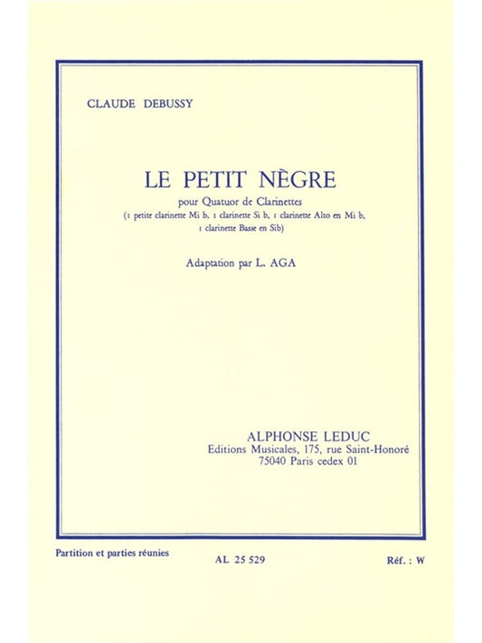 Le Petit Nègre | Claude Debussy | Quatuor de clarinettes