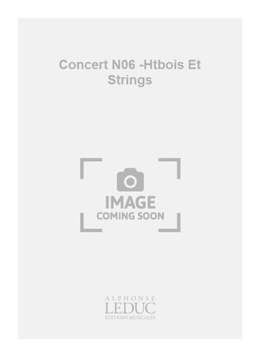Concert n° 6 - hautbois et cordes | Jacques Charpentier