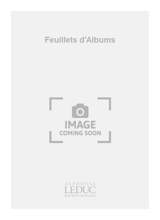 Feuillets d'Albums | Georges-Leonce Guinot | Flûte à bec