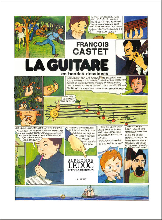 François Castet: La Guitare en Bandes dessinees
