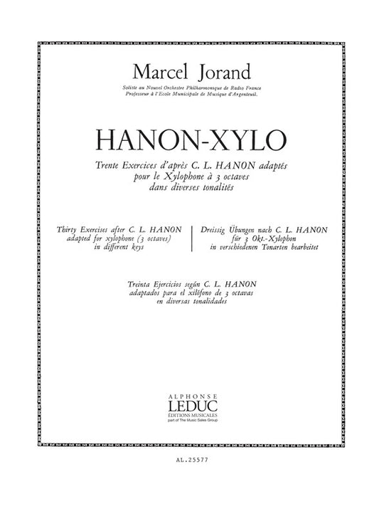 Hanon-Xylo | Jorand | Xylophone