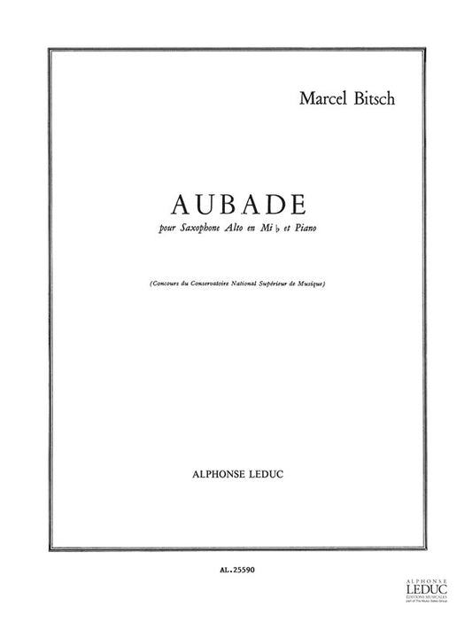 Aubade | Marcel Bitsch | Saxophone