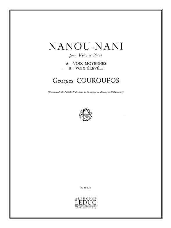 Nanou-Nani | Georges Couroupos | Voix