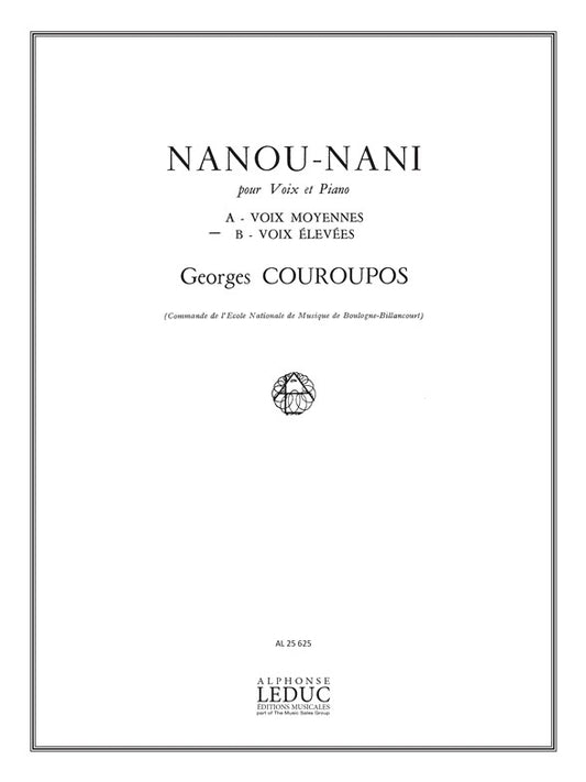 Nanou-Nani | Georges Couroupos | Voix