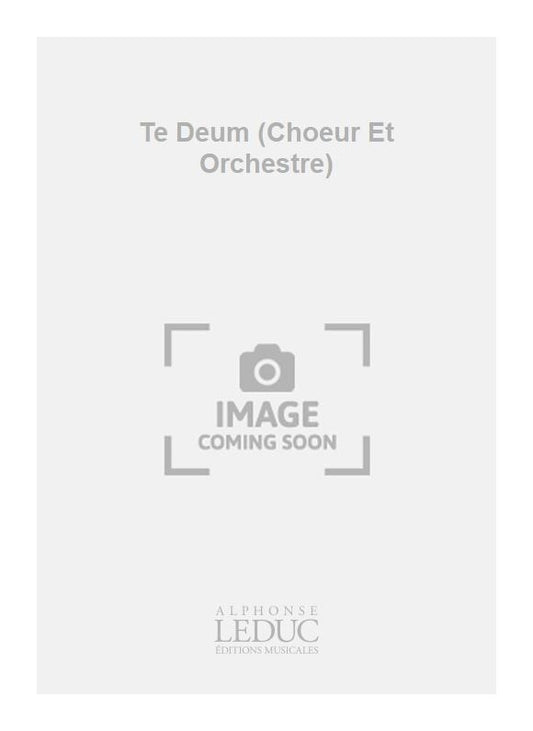 Te Deum (Chœur Et Orchestre) | Jean-Louis Charpentier