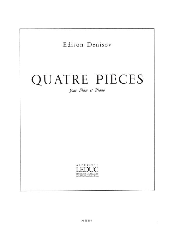 4 Pièces | Edison Denisov | Flûte