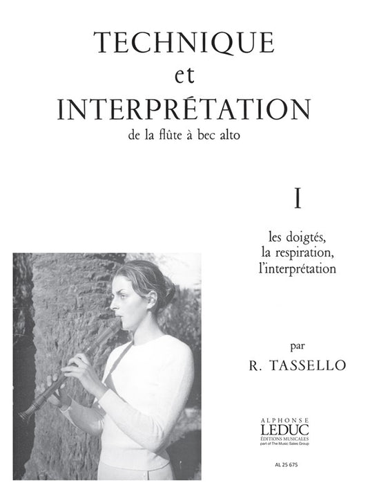 R. Tassello: Technique et Interprétation Vol.1 | R. Tassello | Flûte à bec | Partition | AL25675