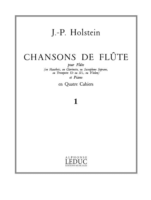 Jean-Paul Holstein: Chansons de Flûte Vol.1
