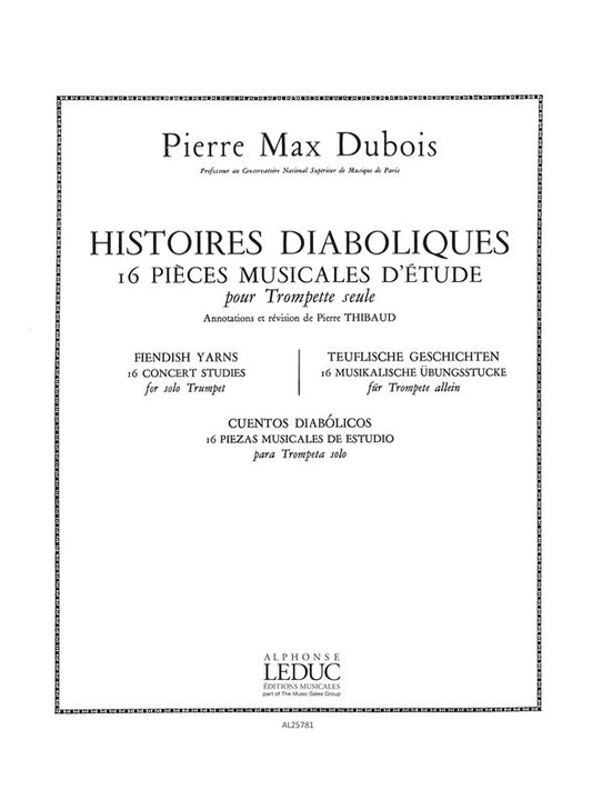 Histoires diaboliques | Pierre-Max Dubois | Trompette