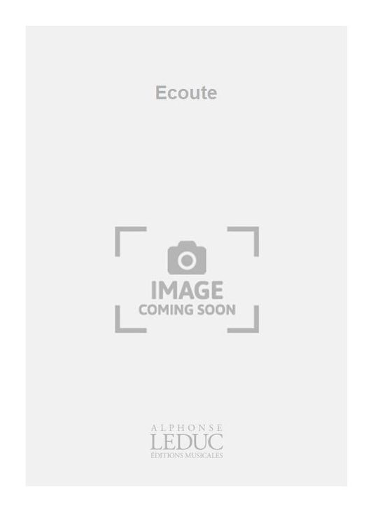 Ecoute de Lange, Livre pour piano