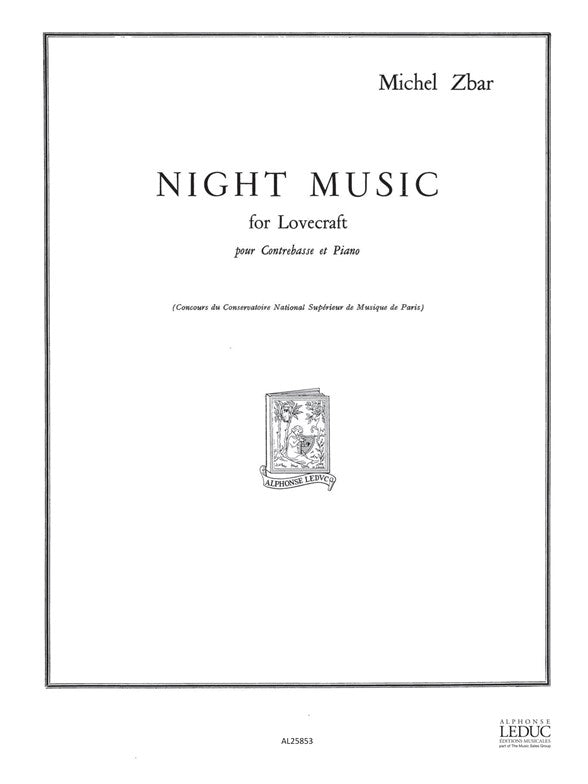 Musique nocturne pour Lovecraft | Michel Zbar | Contrebasse