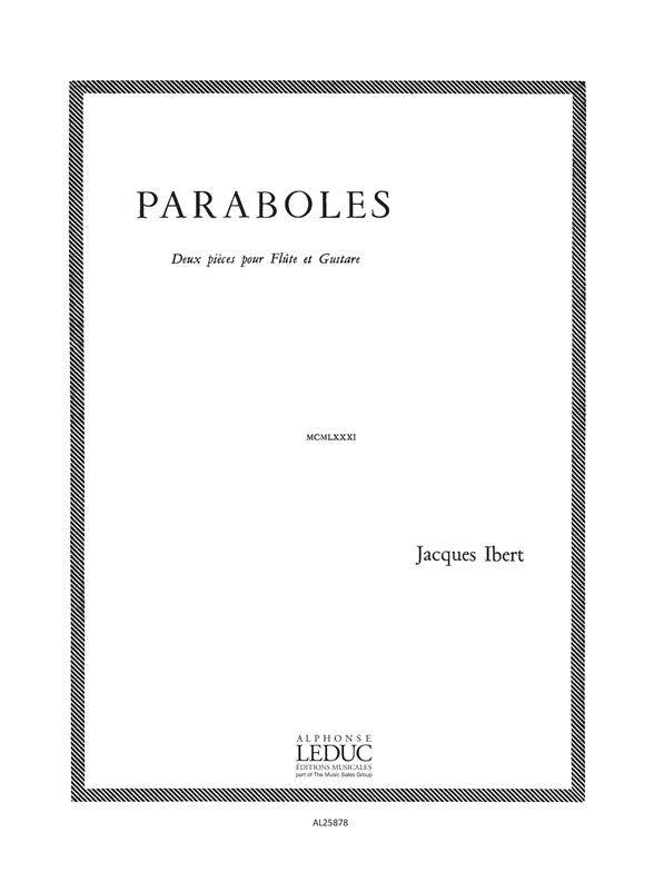 Paraboles | Jacques Ibert | Flûte