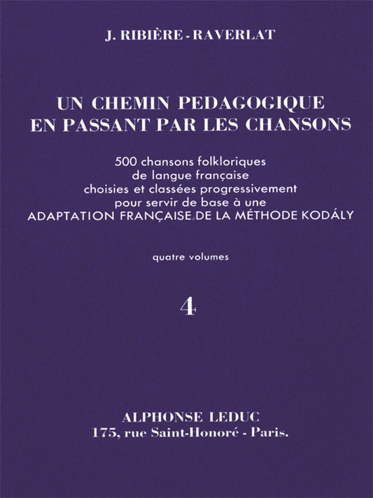 Un Chemin pédagogique vol. 4 | Jacotte Ribière-Raverlat