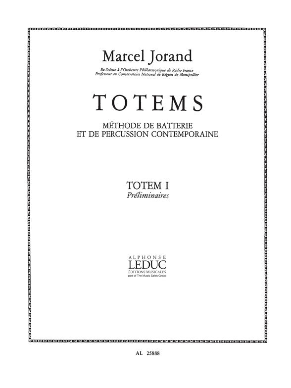 Totem 1 | Marcel Jorand | Percussions