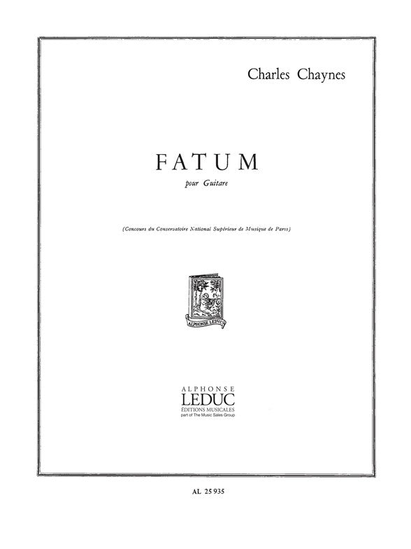 Fatum | Charles Chaynes | Guitare