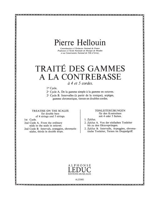 Traité des Gammes a la Contrebasse, Cycle 2a | P. Hellouin