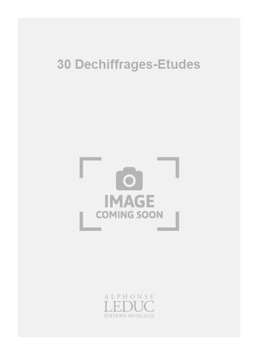 30 Déchiffrages-Études | Montreuille | Flûte à bec