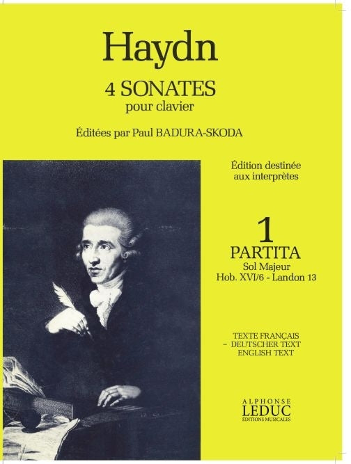 Sonate n°1 Extrait de 4 Sonates Hob.16 | Franz Joseph Haydn