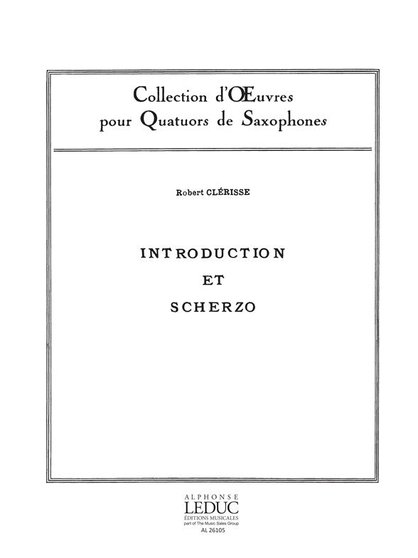 Robert Clerisse: Introduction et Scherzo