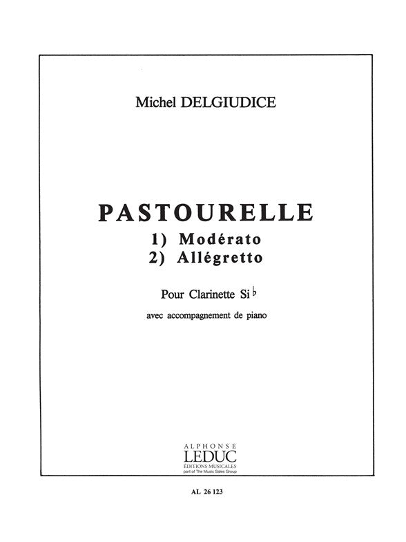 Pastourelle | Michel Del Giudice | Clarinette