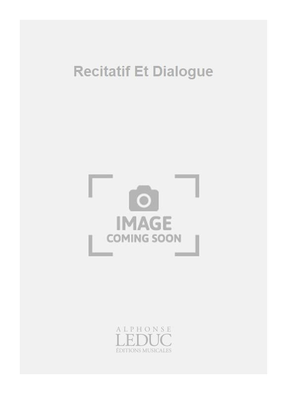 Recitatif Et Dialogue | Ouspenski | Flûte