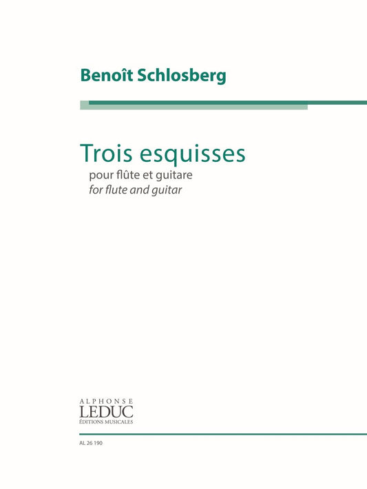 Trois esquisses | Benoît Schlosberg | Flûte