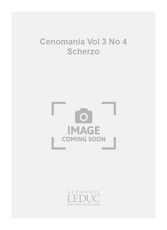 Cenomania Vol 3 No 4 Scherzo | Emile Baudrier | Ensemble de cuivres | Jeu de parties