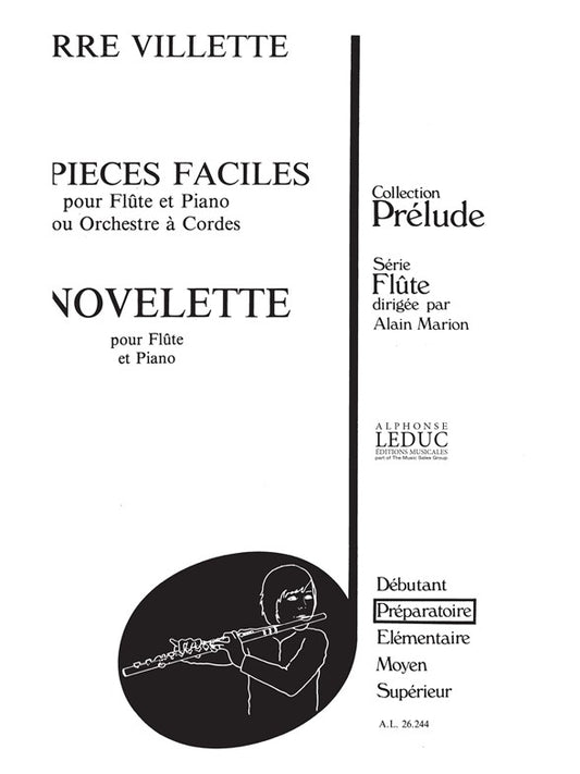 6 Pièces Faciles N03 Novelette | Villette | Flûte