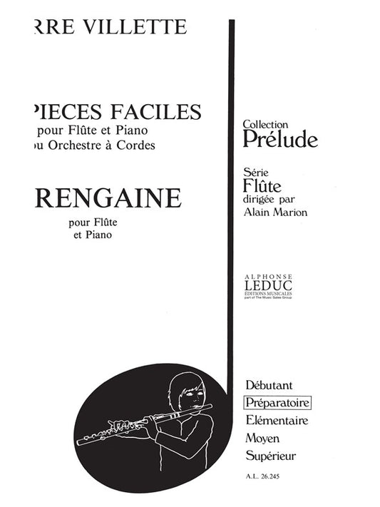 6 Pièces Faciles N04 Rengaine | Villette | Flûte