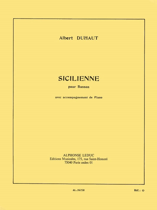 Sicilienne | Duhaut | Basson