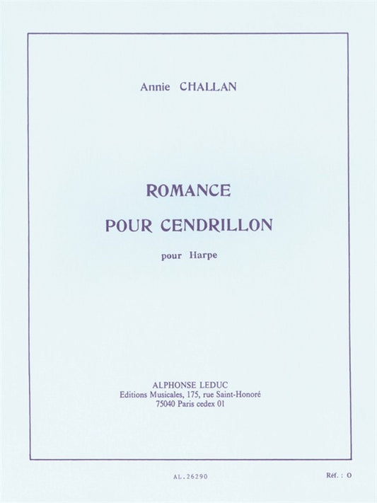 Romance Pour Cendrillon | Annie Challan | Harpe