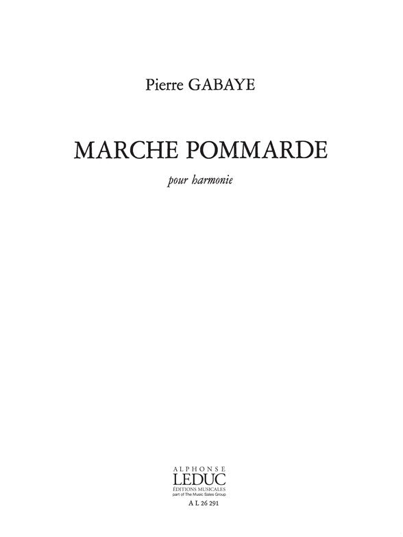 Gabaye Marche Pommarde Harmonie | Pierre Gabaye