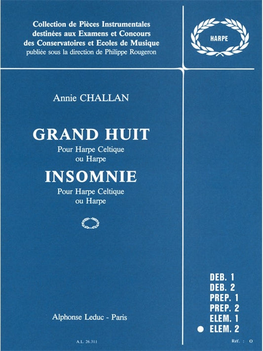 Grand Huit Et Insomnie | Annie Challan | Harpe