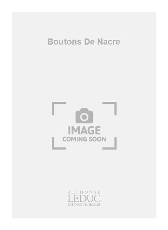 Boutons De Nacre | J. Sichler | Accordéon