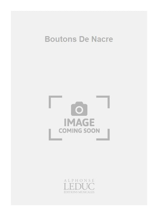 Boutons De Nacre | J. Sichler | Accordéon