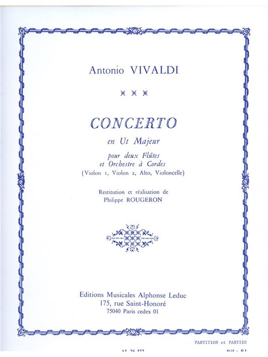 Antonio Lucio Vivaldi: Concerto | Orchestre à cordes
