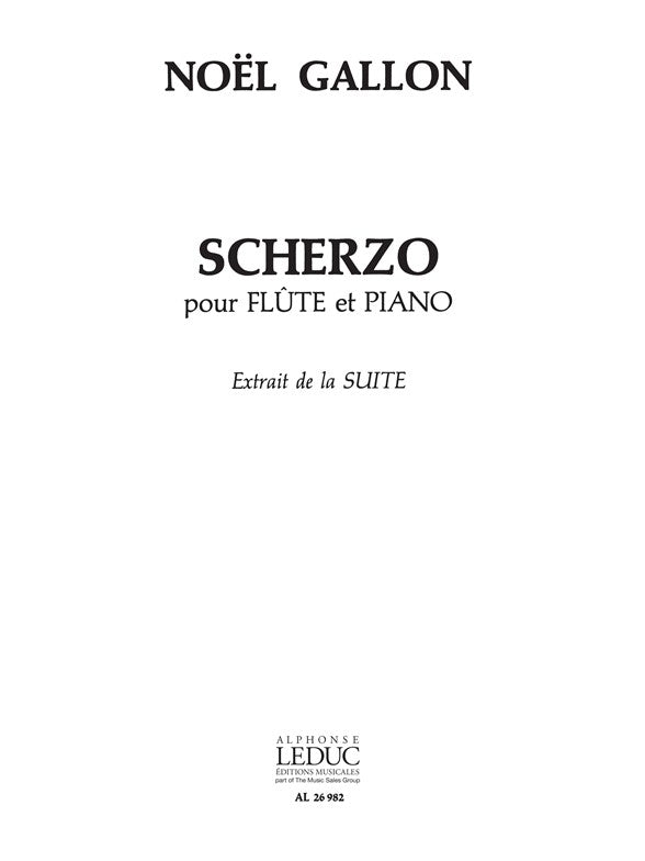 Scherzo Extrait De Suite | Gabriel Noel-Gallon | Flûte