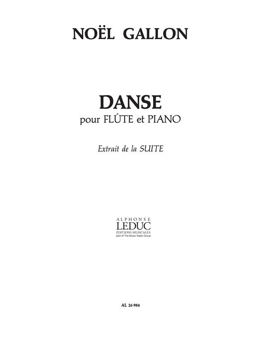 Danse Extrait De Suite | Gabriel Noel-Gallon | Flûte