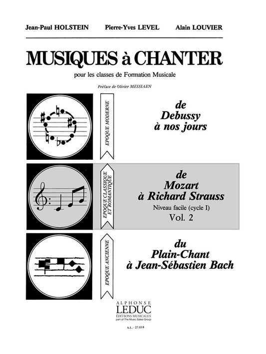 Musiques à Chanter Vol 2 De Mozart à R. Strauss | Jean-Paul Holstein