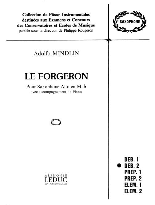 Forgeron | Adolfo Mindlin | Saxophone