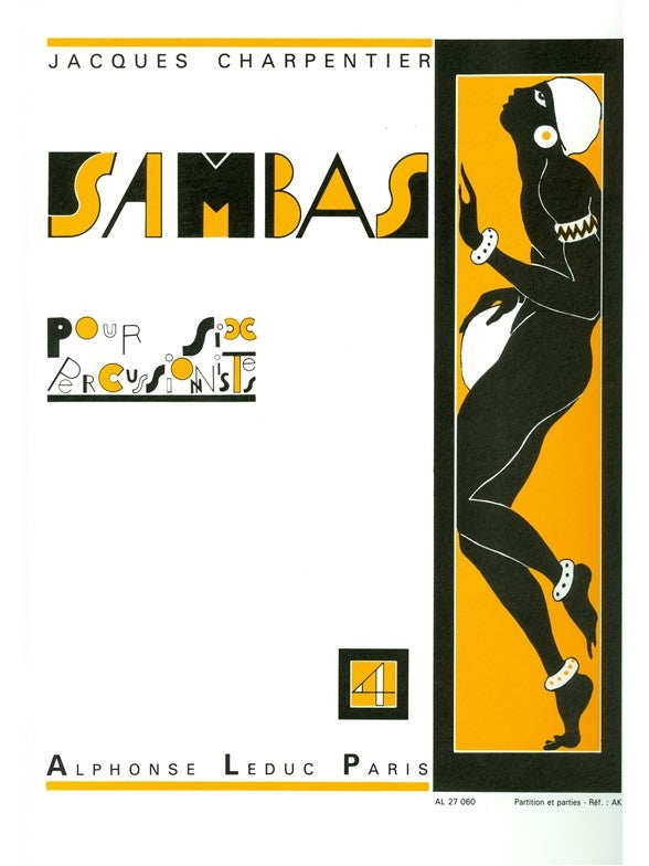 Sambas pour 6 Percussionnistes No.4 | Jacques Charpentier