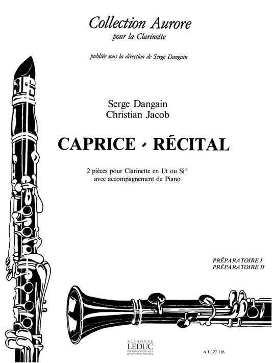 Caprice & Recital | Serge Dangain | Clarinette