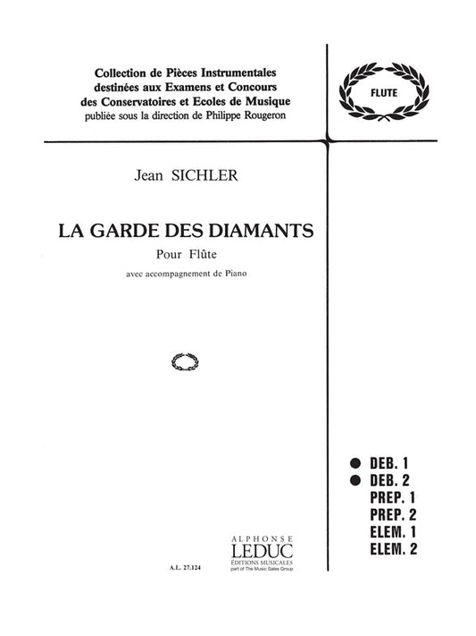 Garde Des Diamants de J. Sichler, Livre pour flûte et Piano