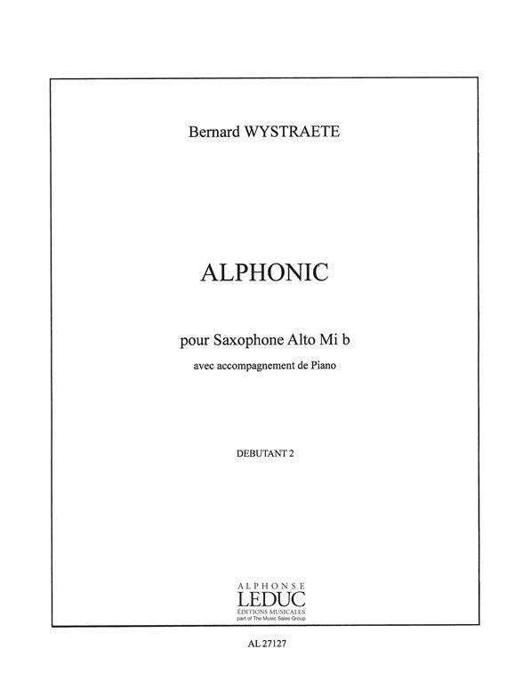 Alphonic | Wystraete | Saxophone alto
