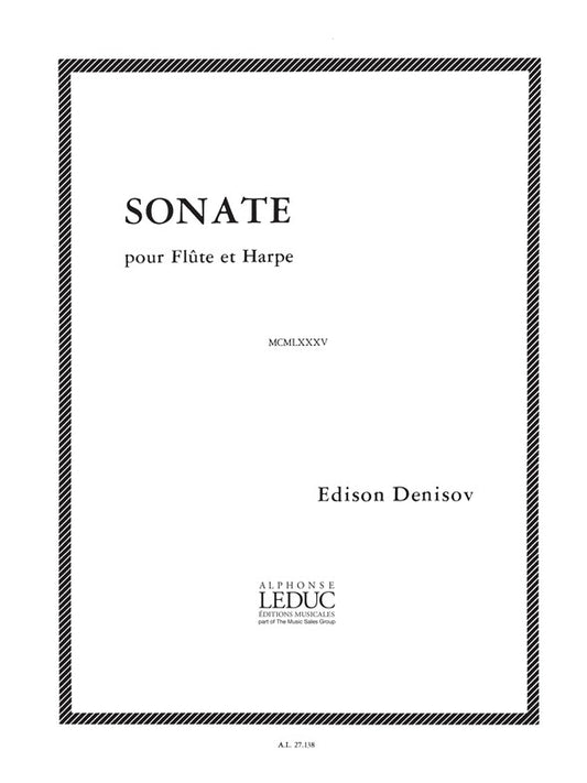 Sonate | Edison Denisov | Flûte | Livre | AL27138