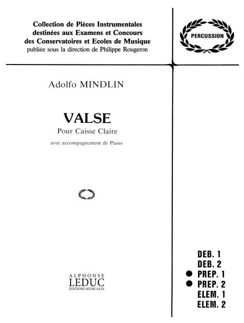 Valse | Adolfo Mindlin | Caisse claire