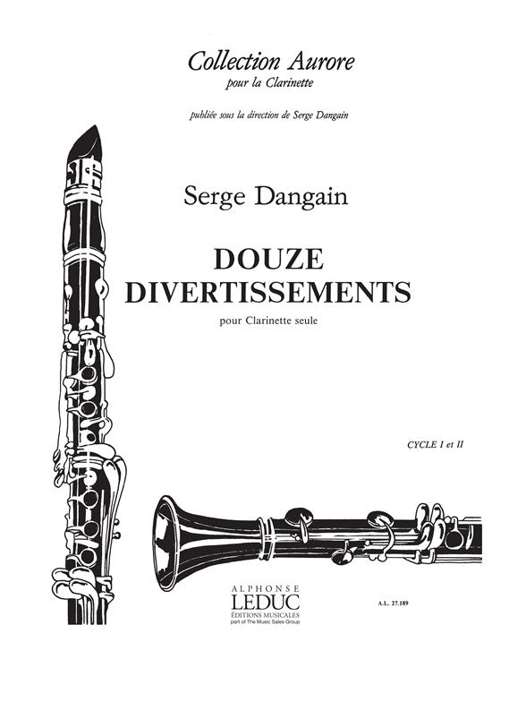 12 Divertissements | S. Dangain | Clarinette