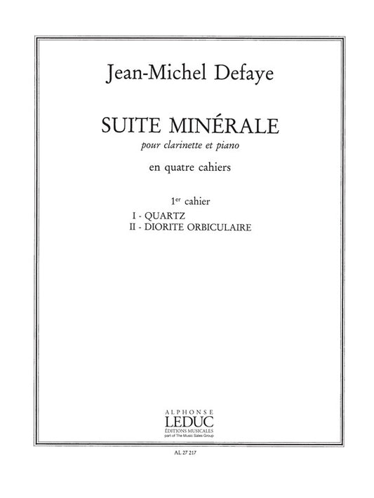 Suite Minérale Vol.1 | Jean-Michel Defaye | Clarinette