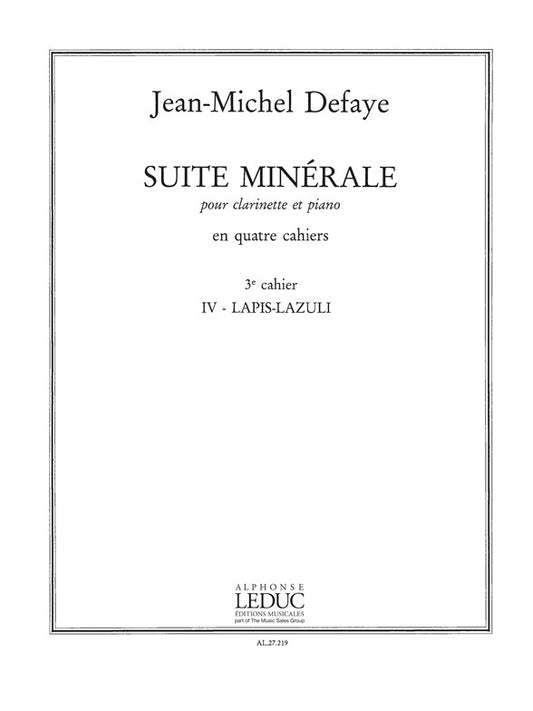 Suite Minérale Vol.3 - N04-Lapis Lazuli | Jean-Michel Defaye